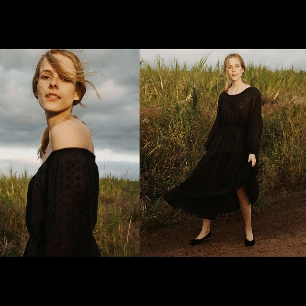 DÔEN Caraway dress Black, S, 100% cotton